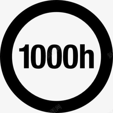 1000h圆形标签指示灯图标图标
