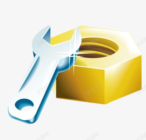 失量维修工具扳手矢量图ai免抠素材_88icon https://88icon.com png 免费素材 工具 扳手 维修 维修工具 螺丝 矢量图