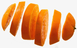实物切片橙子素材