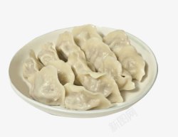 一盘饺子素材