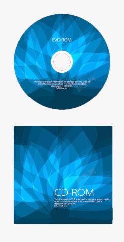 蓝色企业光盘DVD素材