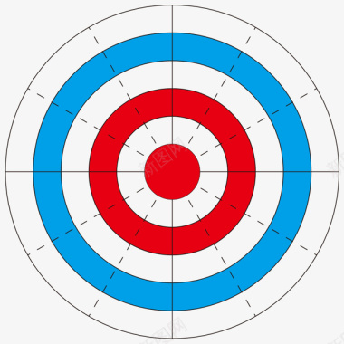 鲜艳的色彩射击靶子00图标图标