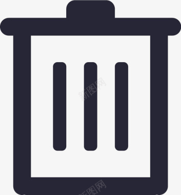 垃圾删除图标已删除图标图标