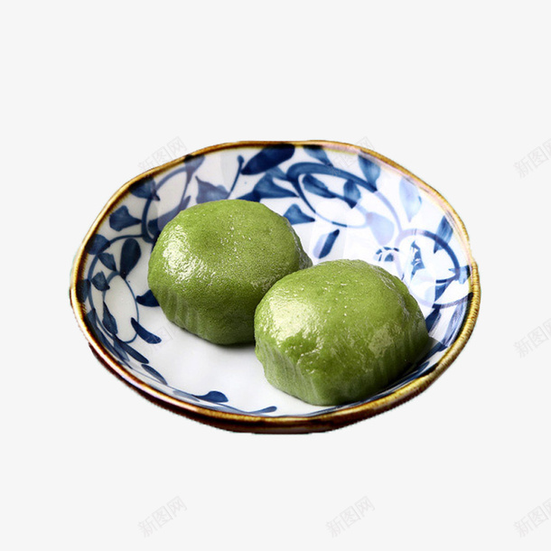 寒食节青花瓷盘子青团png免抠素材_88icon https://88icon.com 实物 糯米团 绿色 美食 青色青团 青花瓷盘子 食品 食材