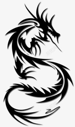 龙纹身素材