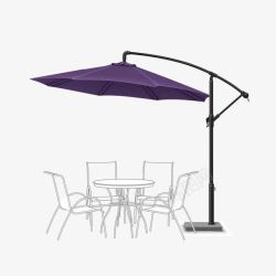 紫色遮阳伞紫色太阳伞遮阳伞高清图片