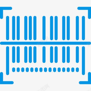 商务走廊条码图标图标