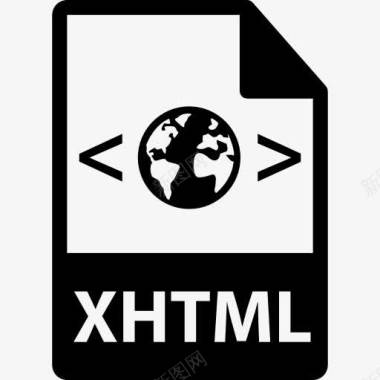 文件格式XHTML的图标文件格式图标图标