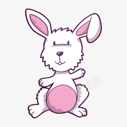 卡通兔子png免抠素材_88icon https://88icon.com 兔子 动物 呆萌 玩偶