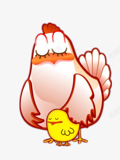 卡通的肥胖母鸡png免抠素材_88icon https://88icon.com 图片 小鸡 母鸡 素材
