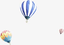 彩色卡通漂浮热气球png免抠素材_88icon https://88icon.com 卡通 彩色 漂浮 热气球