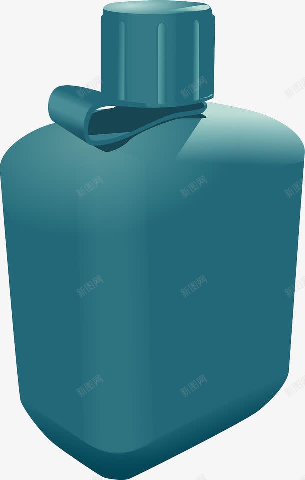蓝色的塑料瓶png免抠素材_88icon https://88icon.com 塑料瓶 水瓶 瓶子 蓝瓶子 蓝色