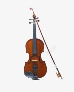 枣红色小提琴素材