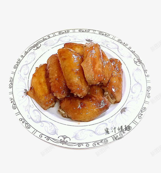 黑边美味蜜汁鸡翅png免抠素材_88icon https://88icon.com 上瘾 可口 味道好 好吃 流口水 美味 鲜嫩 黑边