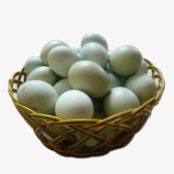 一筐鸡蛋绿壳素材