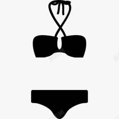 衣服标识符Bikini图标图标