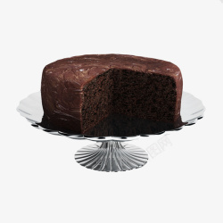 点心架灰色蛋糕架棕色蛋糕高清图片
