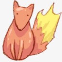 火狐浏览器韩国手绘风格可爱图标图标