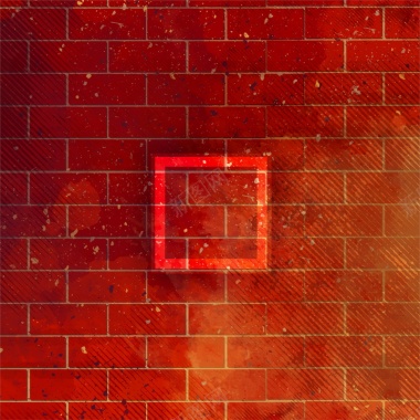 红砖墙背景背景矢量图背景