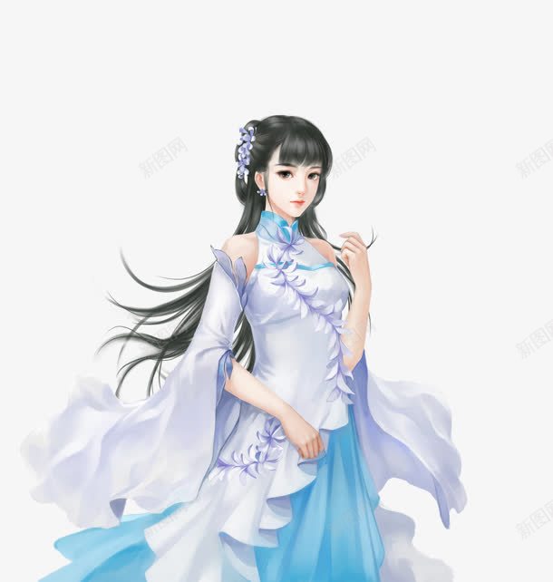 清新唯美的古风仕女png免抠素材_88icon https://88icon.com 仕女 古代仕女图 古风 清新