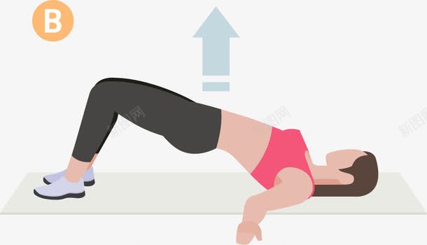 做运动的女人png免抠素材_88icon https://88icon.com 健康 减肥 卡通 向上箭头 瑜伽垫 背心 运动