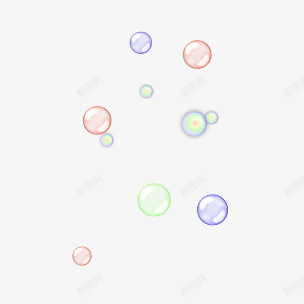 彩色气泡效果元素png免抠素材_88icon https://88icon.com 彩色 效果元素 气泡 泡泡