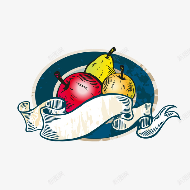 盘子上的水果psd免抠素材_88icon https://88icon.com 水果 盘子 盘子上的水果 飘带