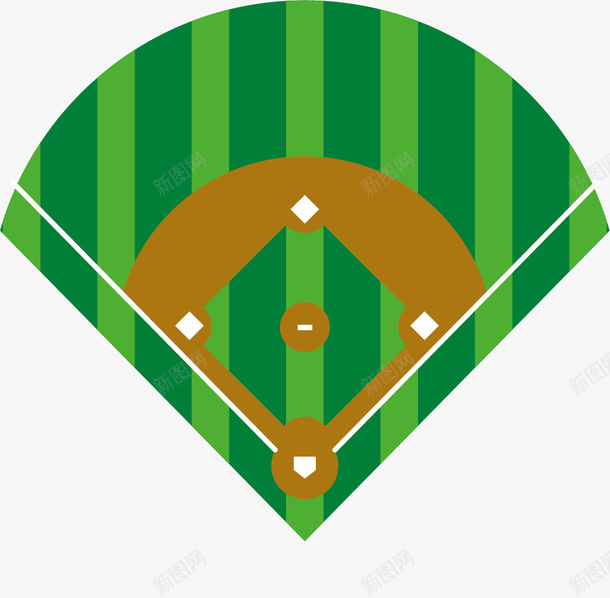 青绿色卡通风格棒球场矢量图eps免抠素材_88icon https://88icon.com 卡通棒球场 卡通风格 棒球场 球场 矢量棒球场 青绿色 矢量图