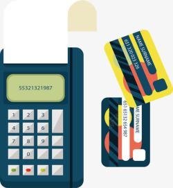 支付账单刷卡方式素材