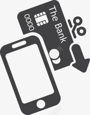 手机摩擦图标NFC手机支付矢量图图标图标