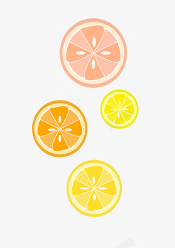 柑橘水果柑橘类水果切片高清图片