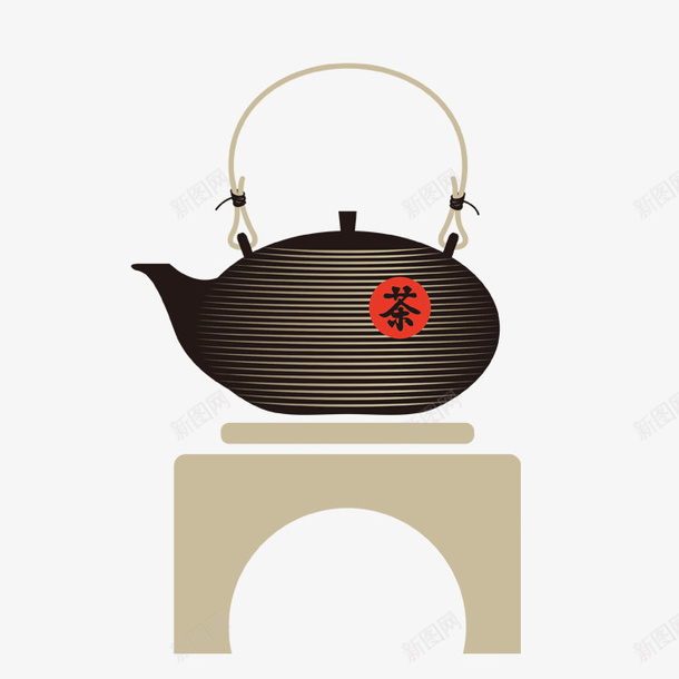 手绘茶壶png免抠素材_88icon https://88icon.com 手绘画 水壶 矢量装饰 茶壶 装饰