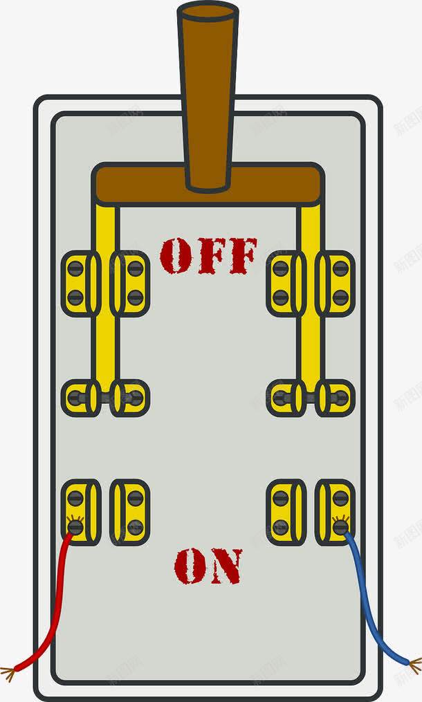 电源开关png免抠素材_88icon https://88icon.com 控制 电流 闸刀 闸刀开关