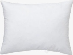 羽绒枕芯白色全棉枕头高清图片