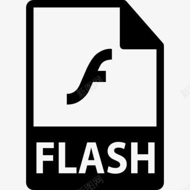 线上文件Flash文件格式图标图标