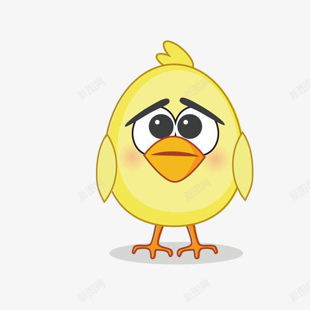 卡通可爱的小黄鸡png免抠素材_88icon https://88icon.com Q版小黄鸡 动物 卡通小鸡 家禽 小鸡 手绘小鸡 表情包