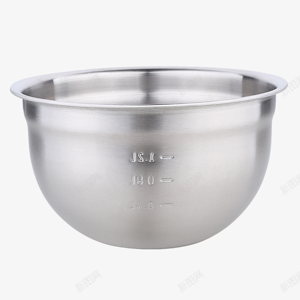 料理和面盆png免抠素材_88icon https://88icon.com 不锈钢盘子 产品实物 加深加厚304不锈钢盆 带刻度 打蛋盆 料理和面盆 烘焙水果沙拉盆