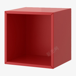 红色壁柜素材