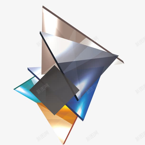 3D立体抽象几何图形png免抠素材_88icon https://88icon.com 3D 几何 多边形 多边形几何体 抽象 时尚几何 时尚几何体 科技几何体 立体 立体棱形几何体