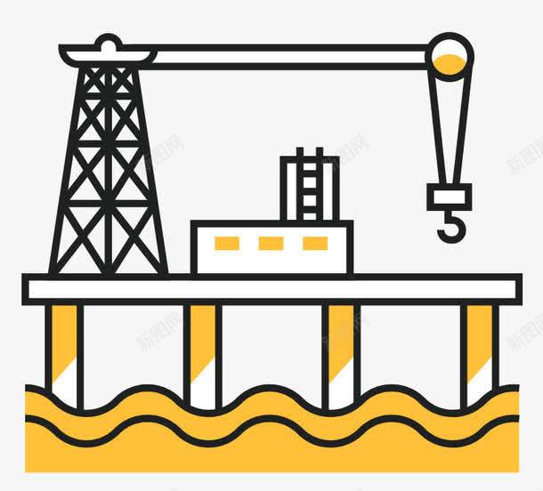 石油钻井吊车png免抠素材_88icon https://88icon.com 吊车 工业 石油 科技 能源 钻井