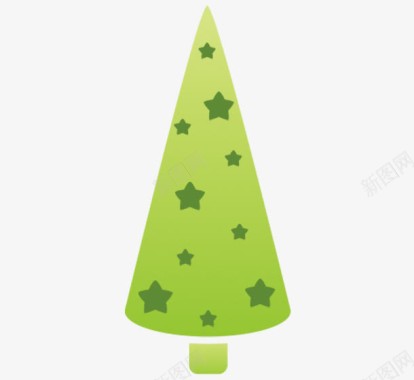 树免抠素材五角星小树图标图标