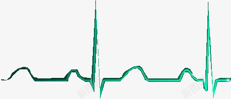 绿色的心律png免抠素材_88icon https://88icon.com png图形 png装饰 心律 线条 绿色 装饰
