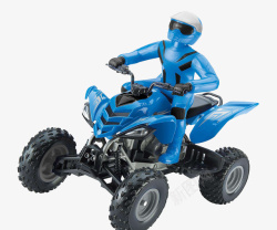 蓝色儿童玩具遥控摩托车素材