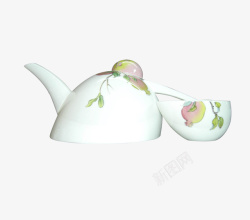 创意陶瓷茶壶素材