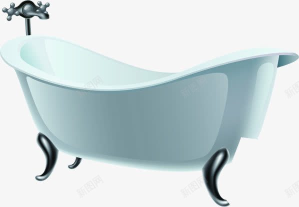 家用浴缸png免抠素材_88icon https://88icon.com 大浴缸 实物 家用浴缸 白色浴缸