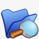 蓝色的资源管理器文件夹refreshcl素材