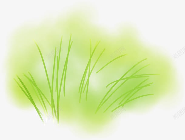 绿色合成彩绘风格草本植物png免抠素材_88icon https://88icon.com 合成 彩绘 绿色 草本植物 风格