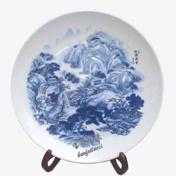 中国工艺瓷器盘子高清图片