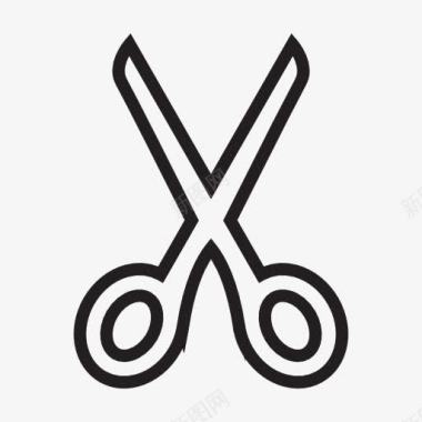 剪刀剪刀的标志图标图标
