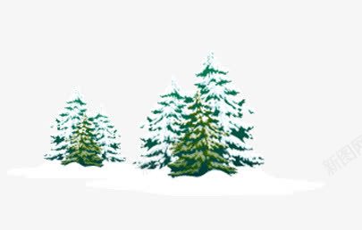 圣诞树上的雪png免抠素材_88icon https://88icon.com 圣诞树 圣诞节装饰 绿色 雪